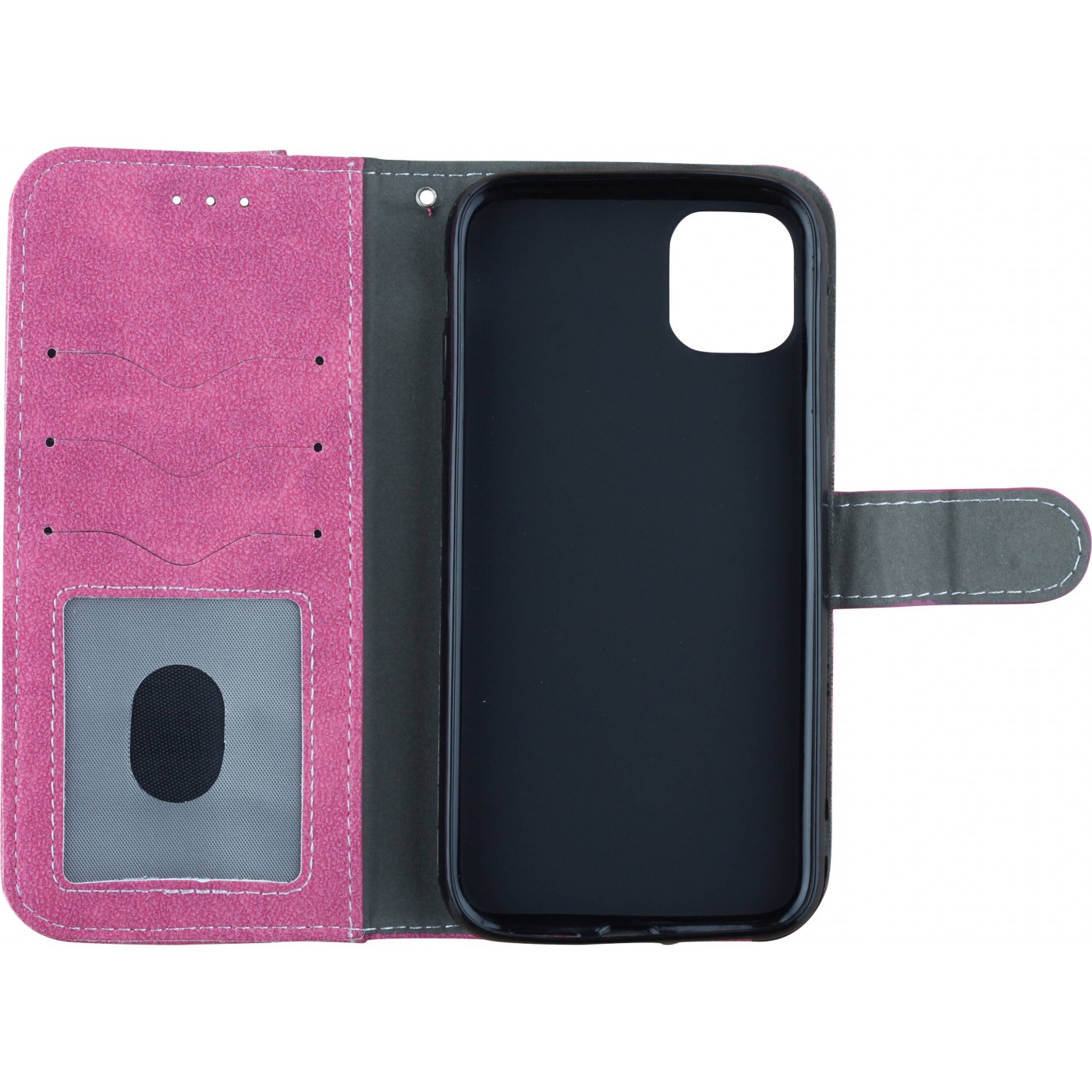 Coque iPhone 11 Pro - Flip Slide rose