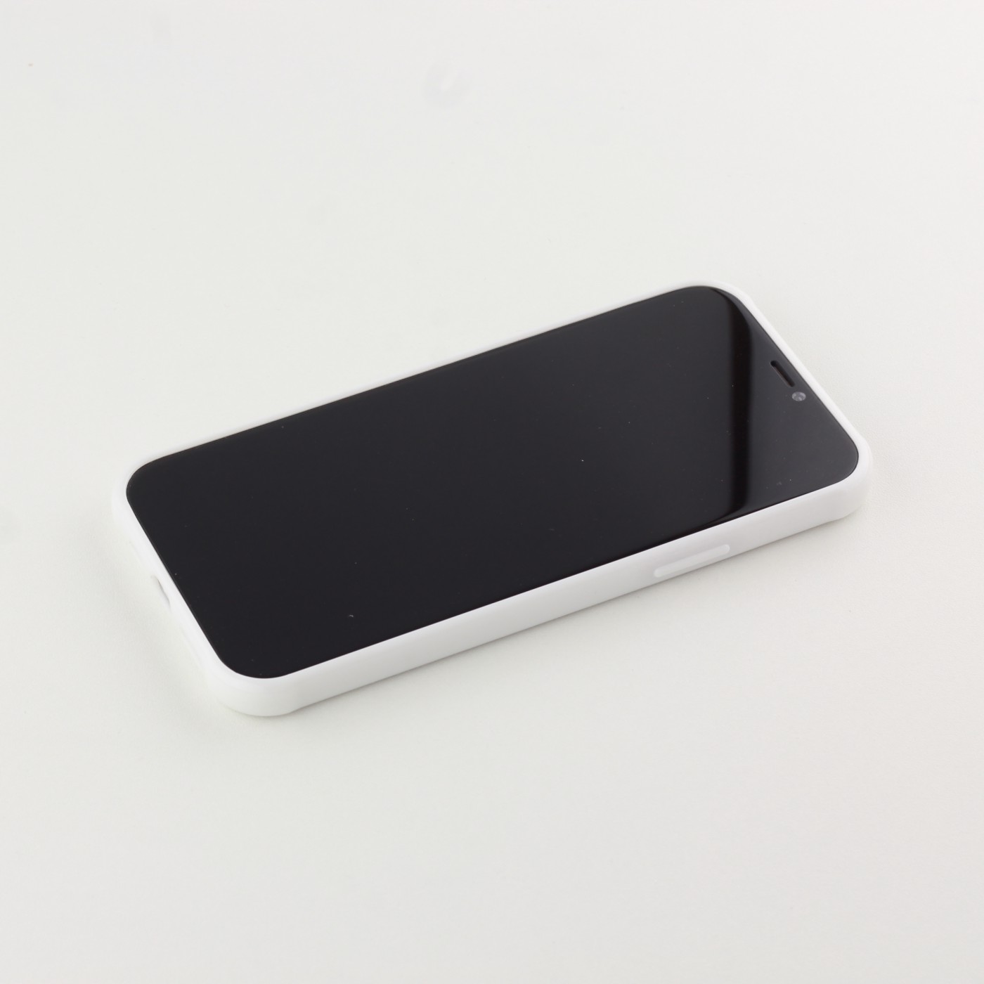 Coque iPhone 12 / 12 Pro - Bumper Blur blanc
