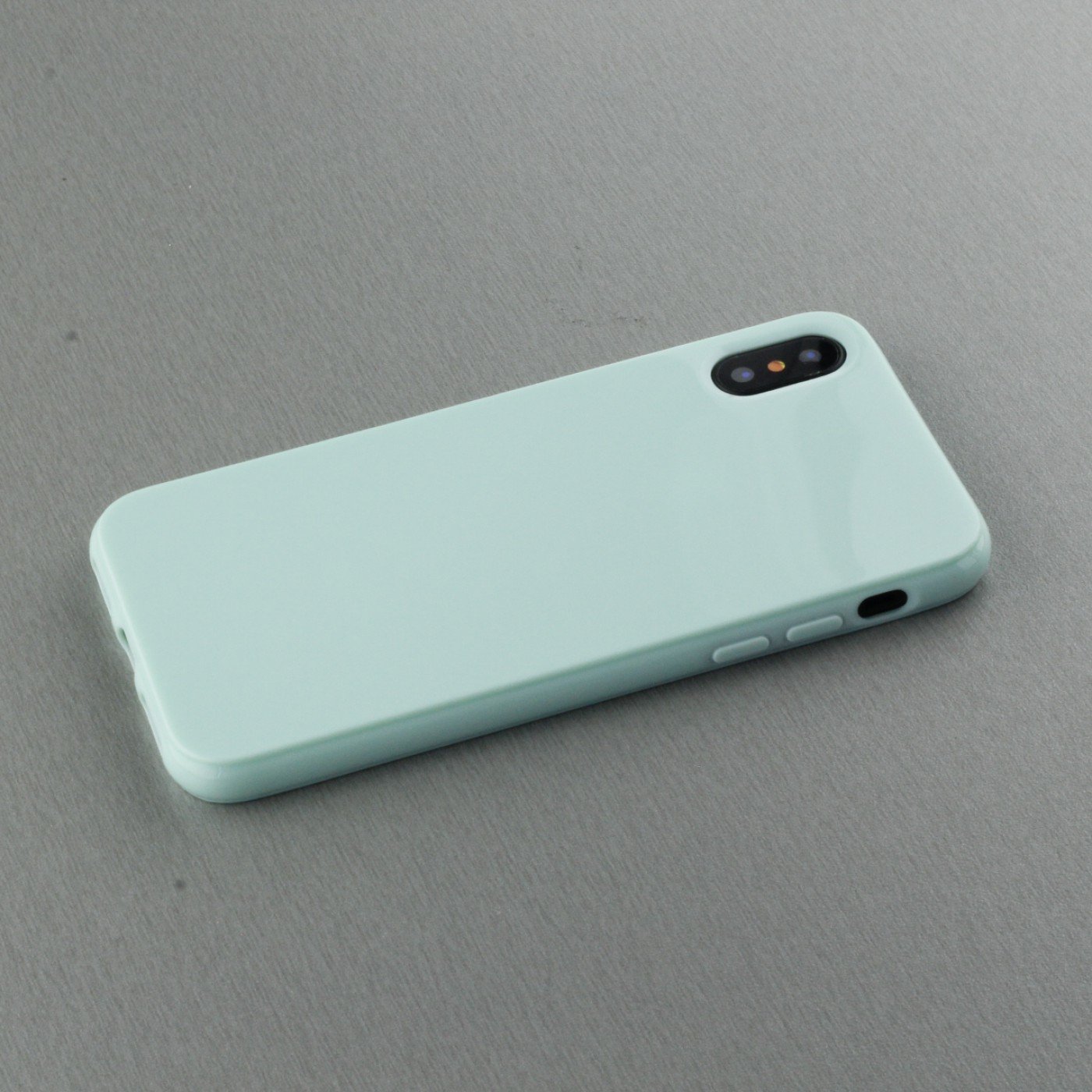 coque iphone xr silicone menthe