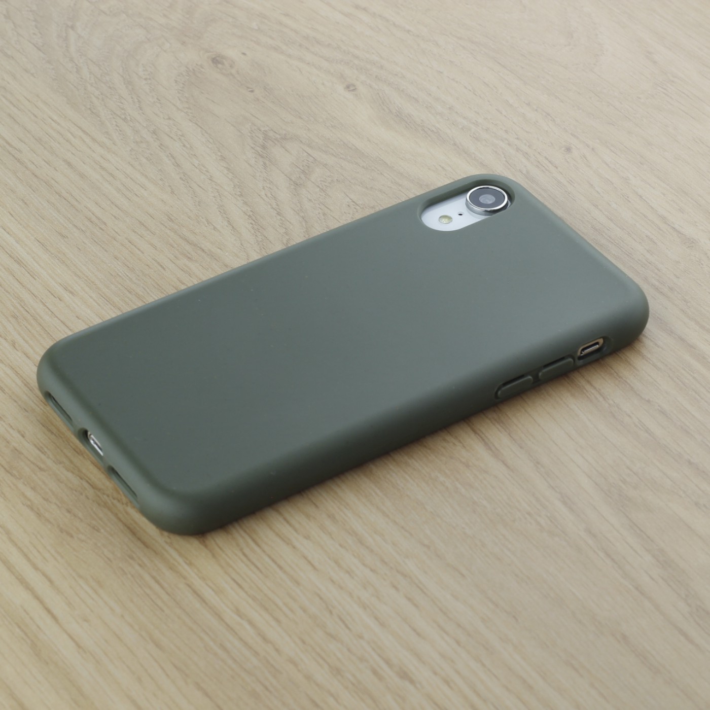 Coque iPhone XR Bio EcoFriendly vert foncé