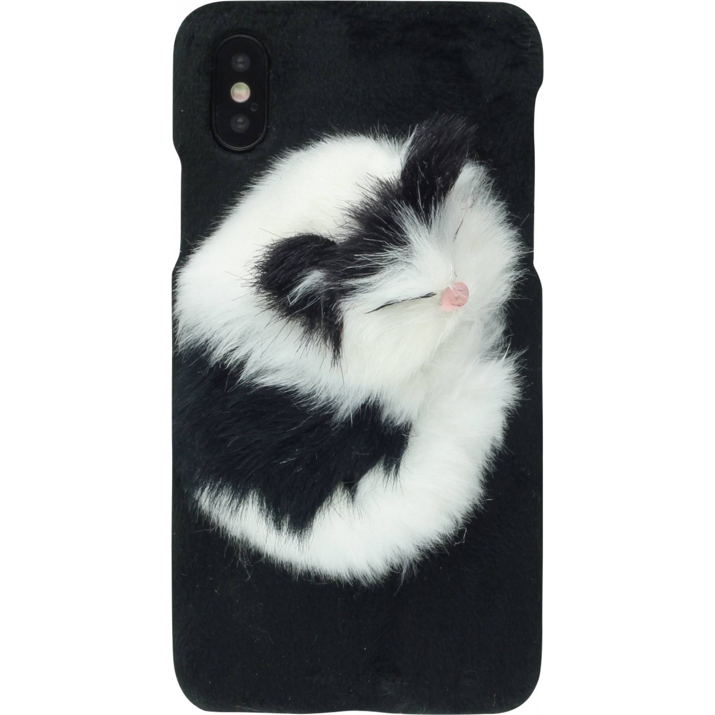 Coque Iphone X Xs Fluffy Chat 3d Noir Coque Iphone X Xs Fluffy Chat 3d Noir