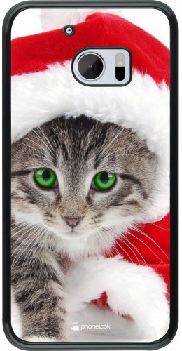 Coque HTC 10 - Christmas 21 Real Cat