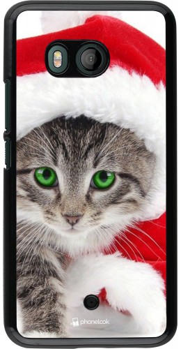 Coque HTC U11 - Christmas 21 Real Cat