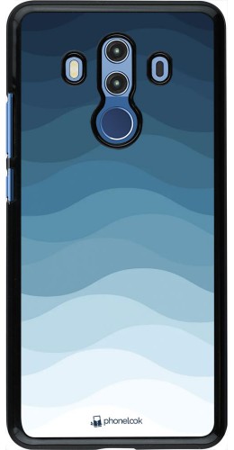 Coque Huawei Mate 10 Pro - Flat Blue Waves