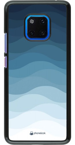 Coque Huawei Mate 20 Pro - Flat Blue Waves