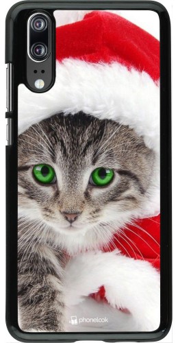 Coque Huawei P20 - Christmas 21 Real Cat