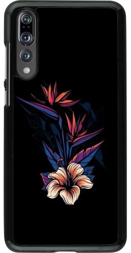 Coque Huawei P20 Pro - Dark Flowers