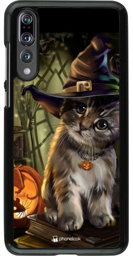 Coque Huawei P20 Pro - Halloween 21 Witch cat