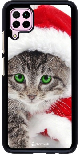 Coque Huawei P40 Lite - Christmas 21 Real Cat