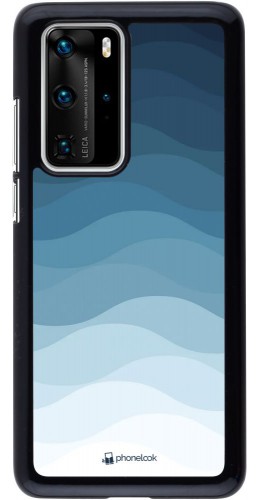 Coque Huawei P40 Pro - Flat Blue Waves