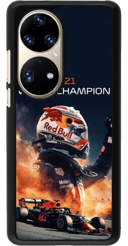 Coque Huawei P50 Pro - Max Verstappen 2021 World Champion