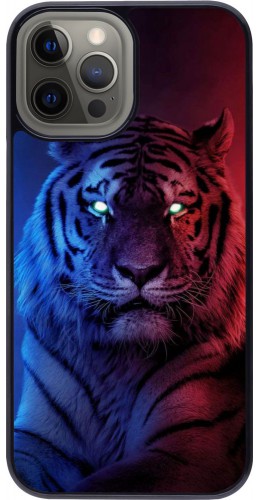 Coque iPhone 12 Pro Max - Tiger Blue Red