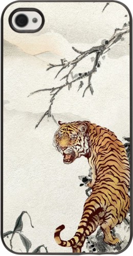Coque iPhone 4/4s - Roaring Tiger
