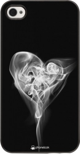 Coque iPhone 4/4s - Valentine 2022 Black Smoke