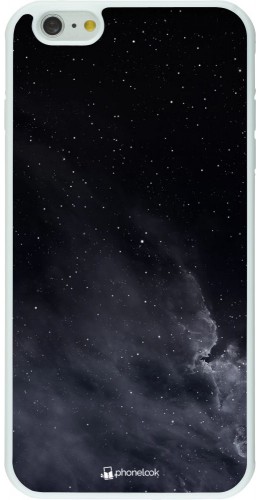 Coque iPhone 6 Plus / 6s Plus - Silicone rigide blanc Black Sky Clouds