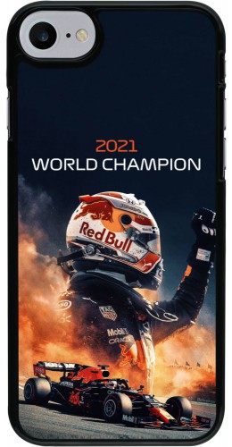 Coque iPhone 7 / 8 / SE (2020) - Max Verstappen 2021 World Champion