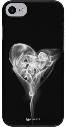 Coque iPhone 7 / 8 / SE (2020) - Valentine 2022 Black Smoke