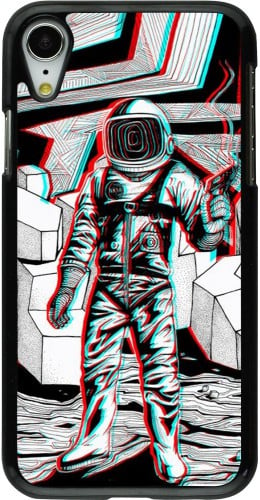Coque iPhone XR - Anaglyph Astronaut