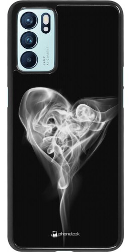 Coque Oppo Reno6 5G - Valentine 2022 Black Smoke