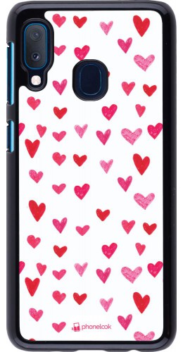 Coque Samsung Galaxy A20e - Valentine 2022 Many pink hearts