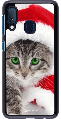 Coque Samsung Galaxy A20e - Christmas 21 Real Cat