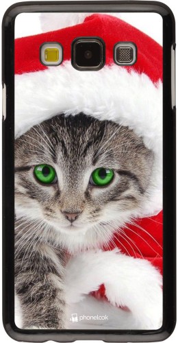 Coque Samsung Galaxy A3 (2015) - Christmas 21 Real Cat