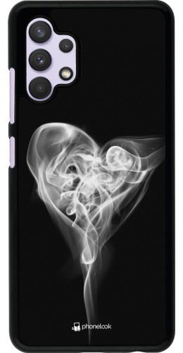 Coque Samsung Galaxy A32 - Valentine 2022 Black Smoke