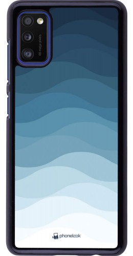 Coque Samsung Galaxy A41 - Flat Blue Waves