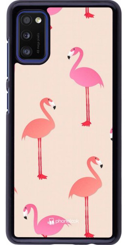 Coque Samsung Galaxy A41 - Pink Flamingos Pattern