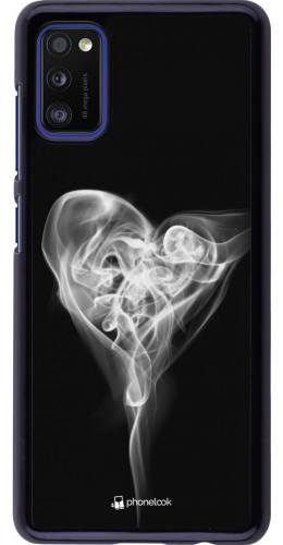 Coque Samsung Galaxy A41 - Valentine 2022 Black Smoke