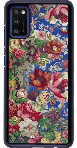 Coque Samsung Galaxy A41 - Vintage Art Flowers