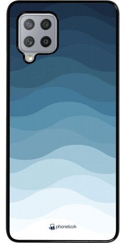 Coque Samsung Galaxy A42 5G - Flat Blue Waves