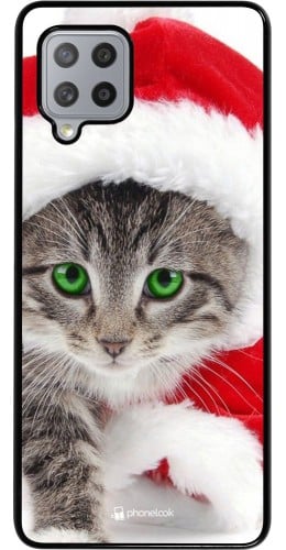 Coque Samsung Galaxy A42 5G - Christmas 21 Real Cat