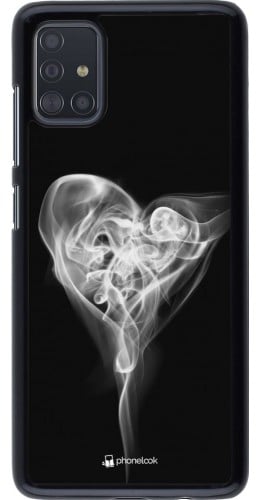 Coque Samsung Galaxy A51 - Valentine 2022 Black Smoke