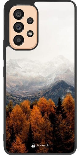 Coque Samsung Galaxy A53 5G - Silicone rigide noir Autumn 21 Forest Mountain
