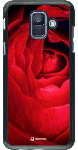 Coque Samsung Galaxy A6 - Valentine 2022 Rose