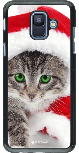 Coque Samsung Galaxy A6 - Christmas 21 Real Cat