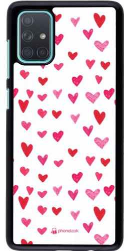 Coque Samsung Galaxy A71 - Valentine 2022 Many pink hearts