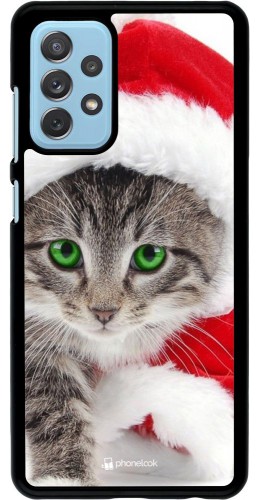 Coque Samsung Galaxy A72 - Christmas 21 Real Cat