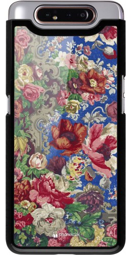 Coque Samsung Galaxy A80 - Vintage Art Flowers