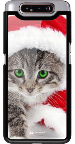 Coque Samsung Galaxy A80 - Christmas 21 Real Cat