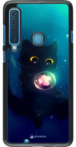 Coque Samsung Galaxy A9 - Cute Cat Bubble