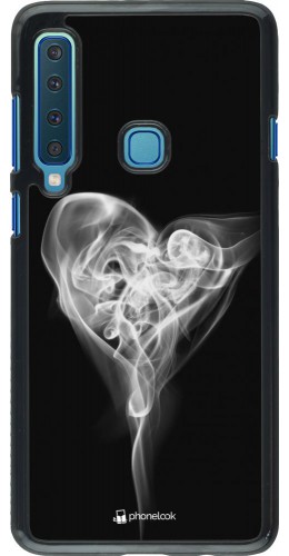 Coque Samsung Galaxy A9 - Valentine 2022 Black Smoke