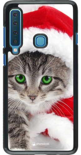 Coque Samsung Galaxy A9 - Christmas 21 Real Cat