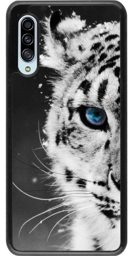 Coque Samsung Galaxy A90 5G - White tiger blue eye