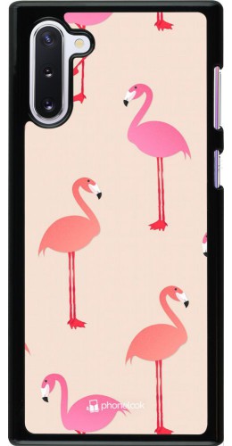 Coque Samsung Galaxy Note 10 - Pink Flamingos Pattern