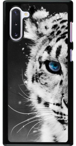 Coque Samsung Galaxy Note 10 - White tiger blue eye