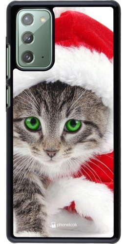 Coque Samsung Galaxy Note 20 - Christmas 21 Real Cat