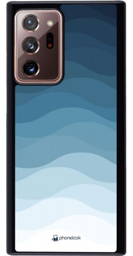 Coque Samsung Galaxy Note 20 Ultra - Flat Blue Waves