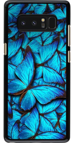 Coque Samsung Galaxy Note 8 - Papillon bleu